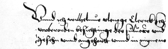 Ulenoges Handschrift