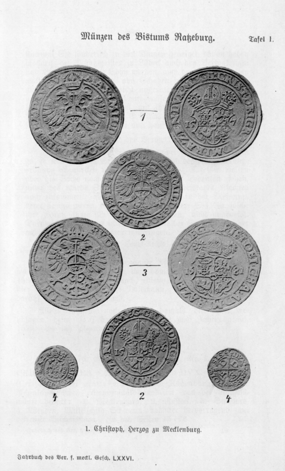 Münzen des Bistums Ratzeburg