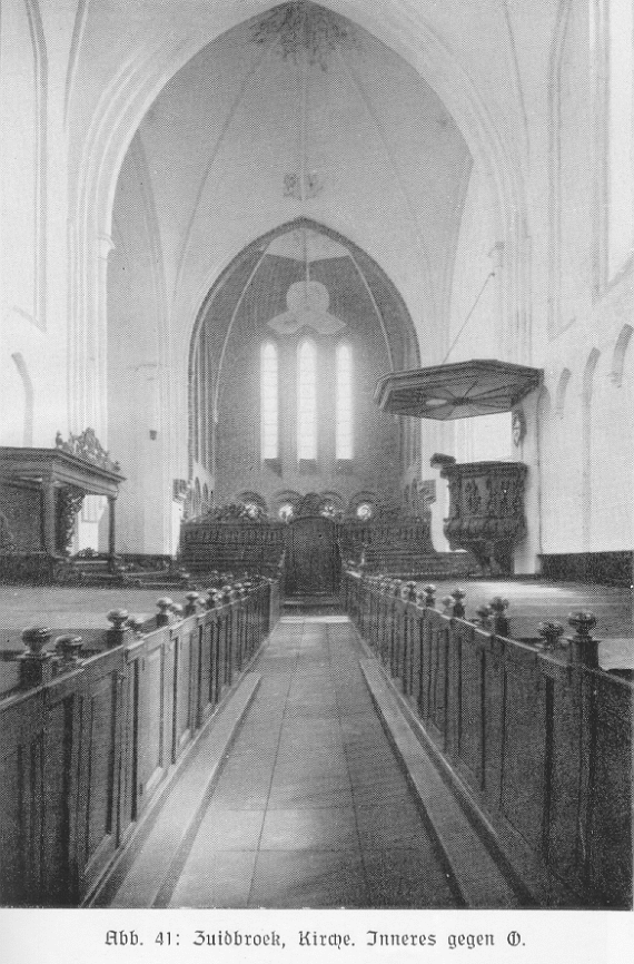 Abb. 41: Zuidbroek, Kirche. Inneres gegen O.