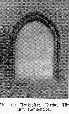 Abb. 12: Neukloster, Kirche, Tür zum Nonnenchor.