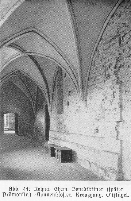 Abb. 44: Rehna. Ehem. Benediktiner (später Prämonstr.) -Nonnenkloster. Kreuzgang. Ostflügel.