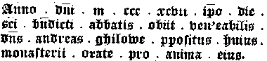 Inschrift