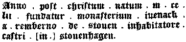 Inschrift