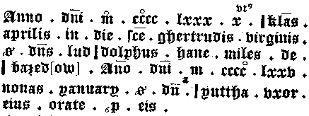 Umschrift