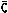 c mit Querstrich