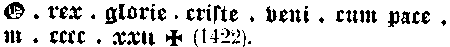 Inschrift