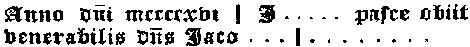 Inschrift