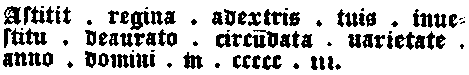 Inschrift