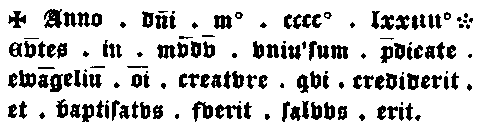 Inschrift