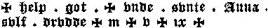 Inschrift