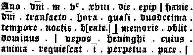 Inschrift