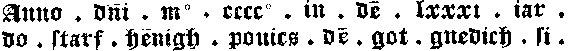 Inschrift