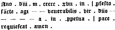 Inschrift