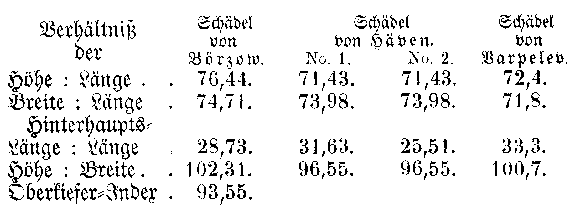 Schädelmaße