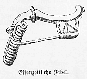 Eisenzeitliche Fibel.