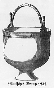 Römisches Bronzegefäß.