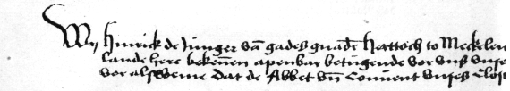 in den Ulenogeschen Fälschungen vorkommenden Handschrift