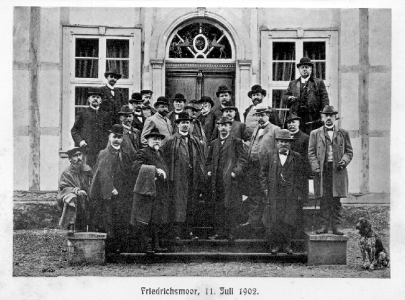 Theilnehmer der Sommerfahrt am 11. Juli 1902
