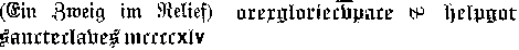 Inschrift