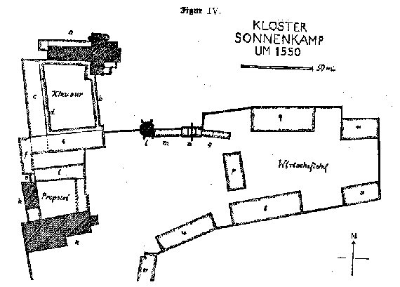 Figur IV - Kloster Sonnenkamp um 1550
